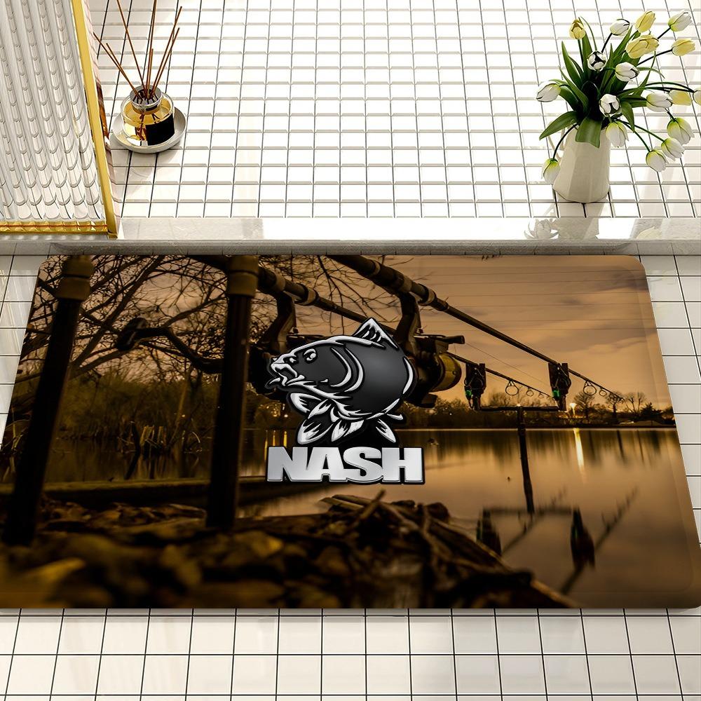 Коврик с логотипом Nash Fishing для ванной, впитывающий, коврик для двери спальни, кухни, балкона, гостиной, прихожей, приветственный ковер, домашний декор