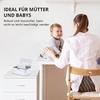 Baby Wipes Dispenser with Lid, Portable Wipes Container for Home and Office, Moisture-Lock Design, Beige Wet Wipes Box