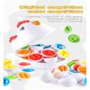 Toddler Chicken Eggs Toys Color Matching Game Shape Sorter With 12 Toy Eggs For Kids, Fine Motor Skills Sensory Toys, Montessori Educational Toys