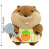 Throw Pillow Groundhog Plush Toy Stuffed Animals Big Tooth Mouse Doll  Baby Infants