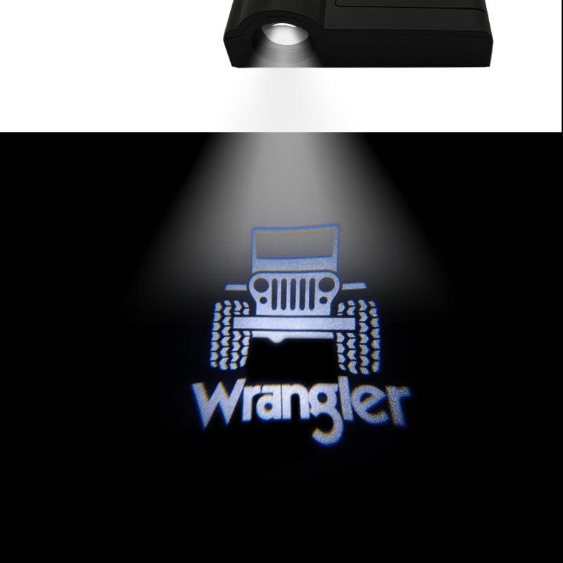 Universal Wireless Car Door Led projector Lights Welcome Lights Logo For Jeep Wrangler Car Accessories MWGHF1