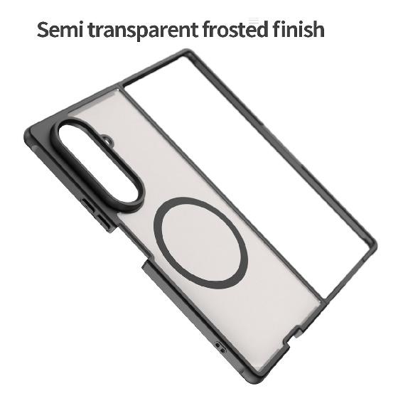 Phone Case For Samsung Galaxy Z Fold 7,Matte Magnetic Shockproof Hybrid Phone Cover For Samsung Galaxy Z Fold 7
