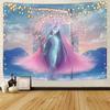 3D Fantasy Angel Decor Tapestry Mandala Bohemian Hippie Wall Decor Tapestry Psychedelic Backdrop Wall Decor Bedroom Home Decor