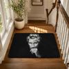 Rod S-Stewart Floor Mat Flannel Rug Non Slip Absorbent Soft Washable For Entryway Hallway Bathroom Kitchen Decor