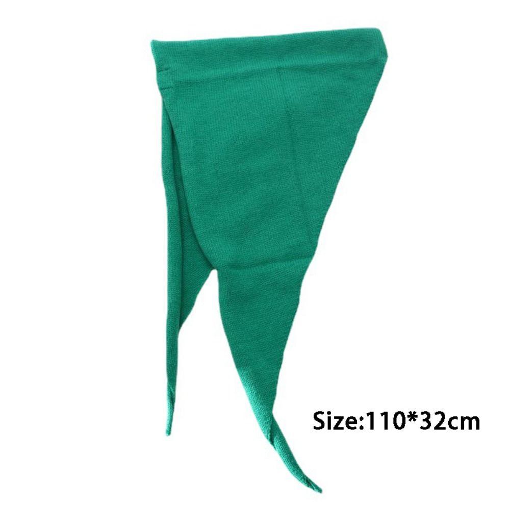 Winter Wool Triangular Scarf Korean Style Headscarf Shawl New Warm Knitted Scarf