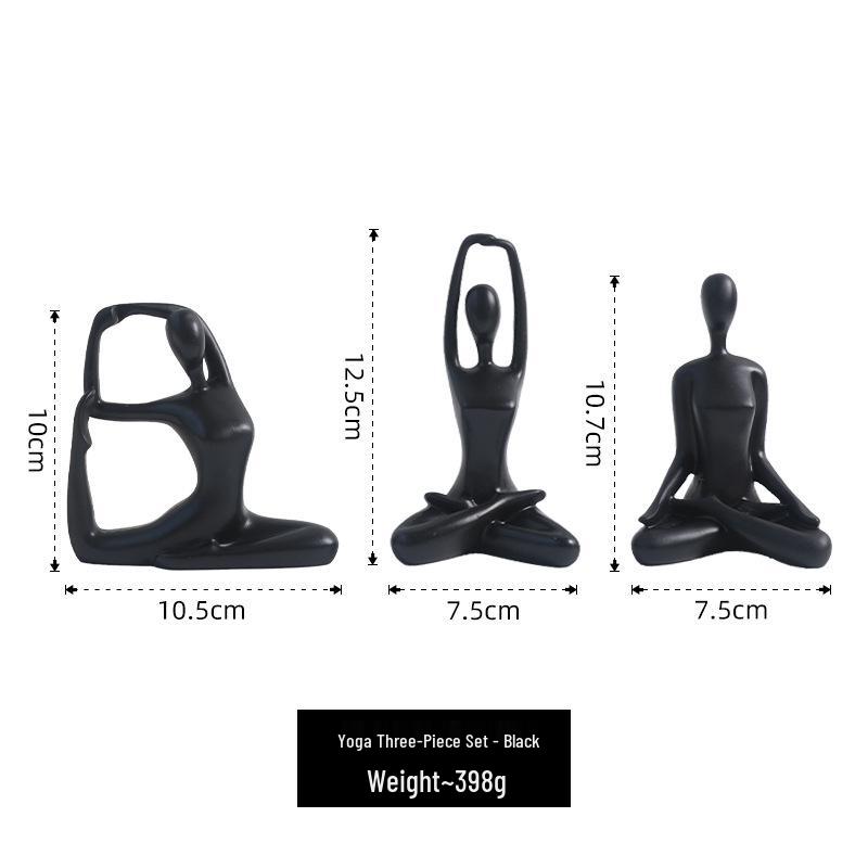 Nordic Minimalist Silver Thinker Sculpture for Home and Hotel Decor