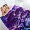 Tree of Life Throw Blanket Sofa Quilt Flannel Bed Camping Blankets