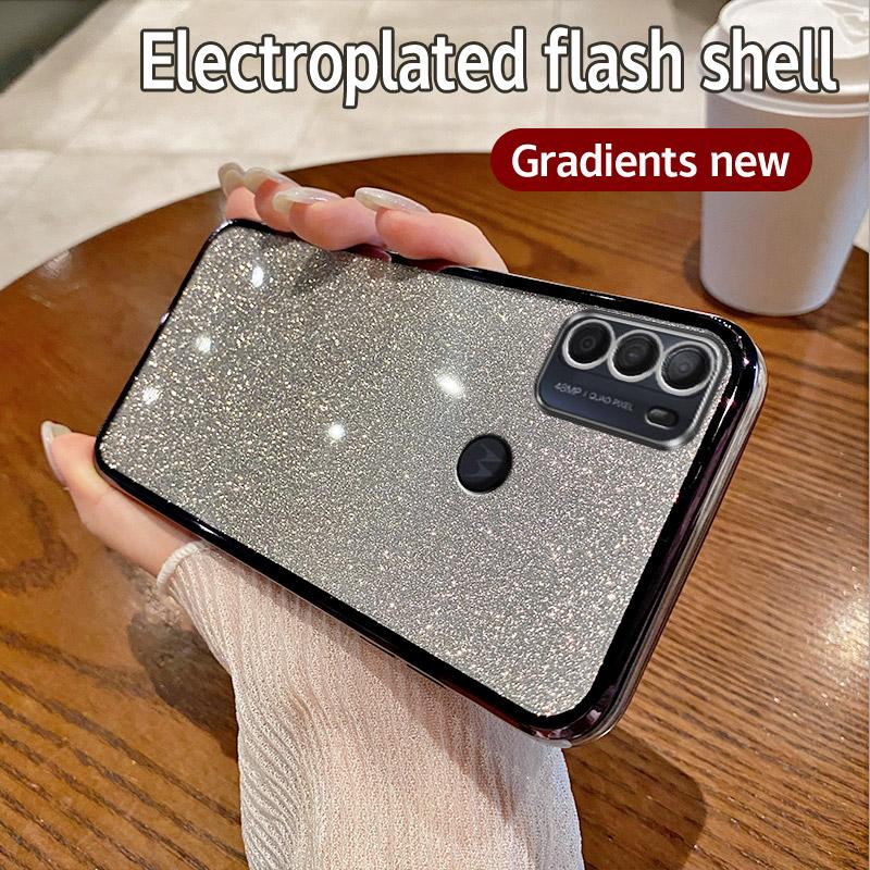 Чехол для телефона Motorola Moto G50 5G с блестящим покрытием, силиконовый, мягкая задняя крышка для объектива камеры