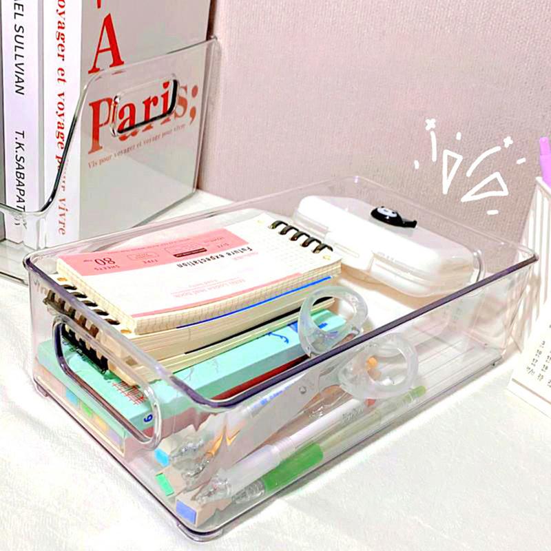 1 шт. пластиковая прозрачная коробка для хранения продуктов, холодильник, ящик для хранения продуктов, косметическое хранение, кухонный акриловый настольный ящик для хранения продуктов