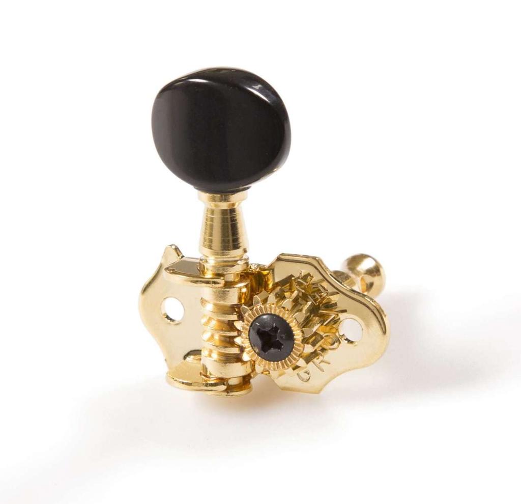 GROVER Колки для укулеле Grover, 9GB, Набор из 4, 2:2 шкала, золото