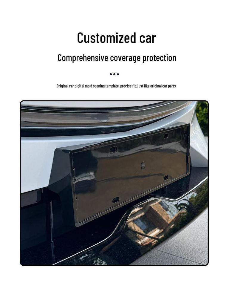 2025 Mazda EZ60 New Energy Vehicle Full-Coverage License Plate Frame, Green Plate Compatible.