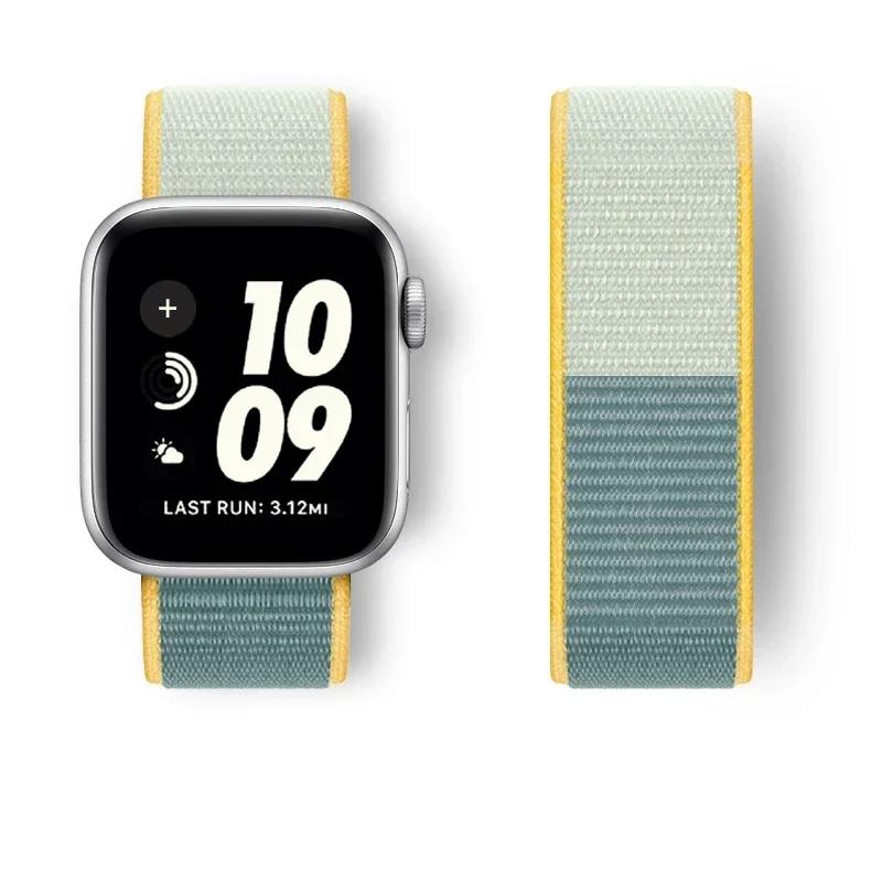 Nylon loop Strap For Watch Band Ultra-2 49mm 44mm 40mm 45mm 41mm Sport pride Bracelet iwatch bands Series 9 8 se 7 6 5 4 3