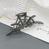 Soild Color Spider Shark Clip Hollow Metal Hair Clip Hair Accessories Halloween Hair Claw  Party