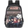 Spacious Jujutsu Kaisen Backpack For Kids With Lightweight Oxford Fabric
