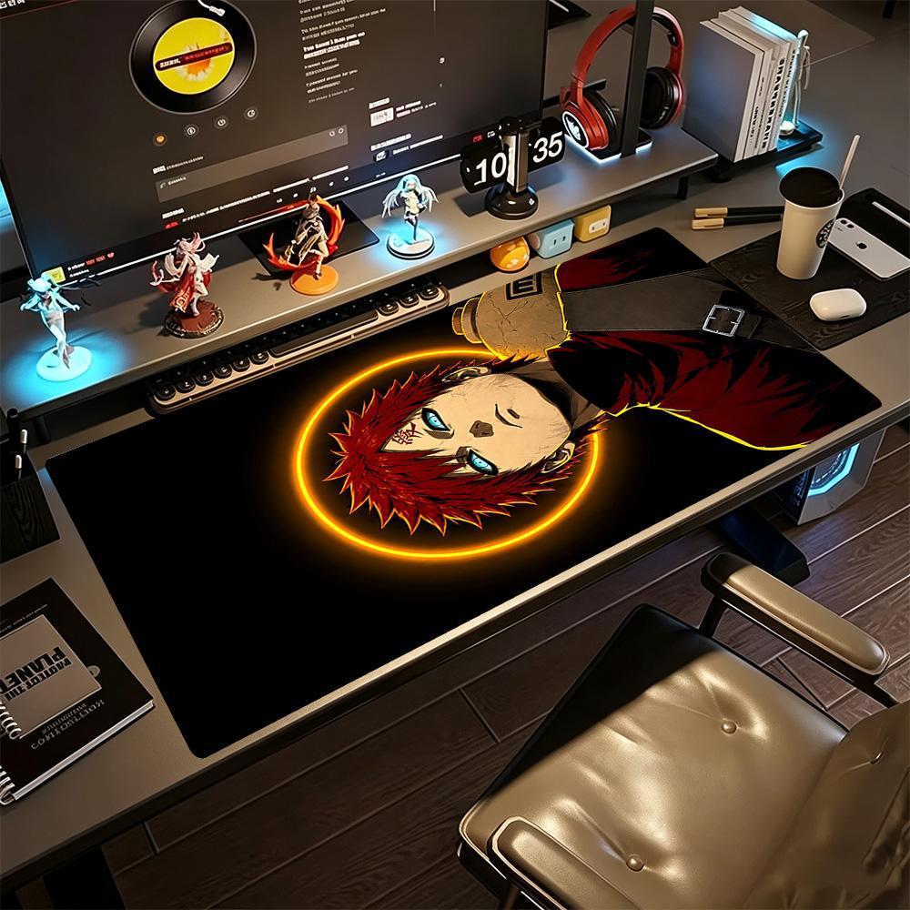 Naruto Gaming Mouse Pad Keyboard Pad Ultra-Long Desk Mat Non-Slip Rubber Base Office Desk Accessory