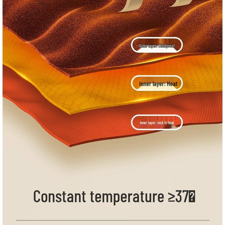 Женский бесшовный термокомплект - Круглый вырез, Тепло на осень/зиму