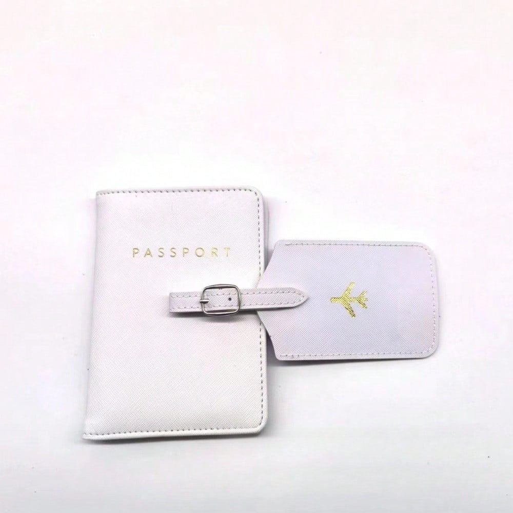 Passport Holder Creative Travel Document Storage Bag Simple Design Built-In Multi-Card Passport Bag