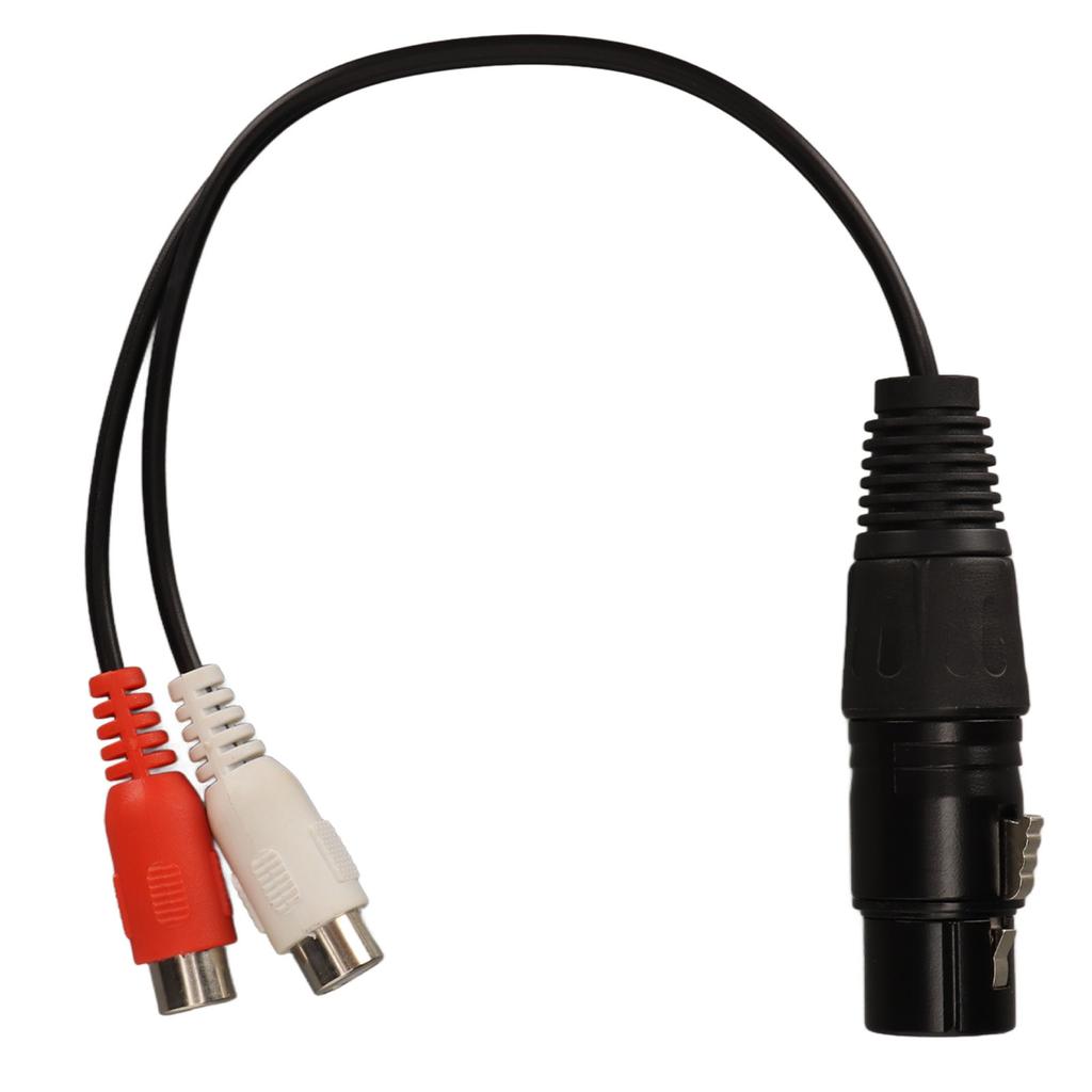 Кабель-разветвитель XLR гнездо на 2 RCA гнездо 3-контактный двойной RCA на 1 XLR гнездо-гнездо кабель для микрофона микшера усилителя