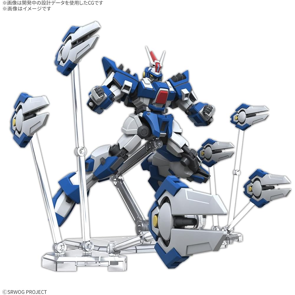 Bandai Spirits HG Super Robot Wars A Ash Saver Пластиковая модель-конструктор с цветовой кодировкой