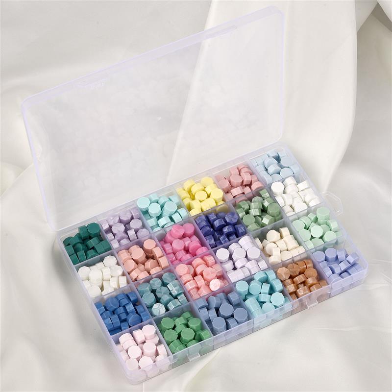 Коробка с лаковым сургучом, древняя восьмиугольная краска, сургуч, набор, бусины, самодельные поделки, приглашение, конверт, свадебная сургучная печать