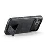 Магнитный браслет-подставка Кожаный чехол для iPhone 17 Pro Max 17E Air 16e 16 Pro 15 14 Plus 13 12 Держатель с зажимом для пальца Чехол для телефона