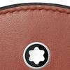 Montblanc Soft Leather Series Classic Five-Star Logo Zipper Wallet Men Wallet Warm-Brick-Red 131260