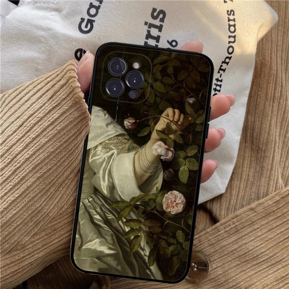 Искусство эпохи Возрождения Картина Чехол для телефона Для iPhone 15 14 11 12 13 Mini Pro XS Max Чехол 6 7 8 Plus X XR SE 2020 Funda Оболочка