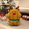 Christmas Theme Deer Bell Gingerbread Man Santa Claus Plush Doll Toy Pillow For Festive Atmosphere And Childrens Gift