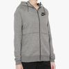 Nike Спортивная повседневная вязаная куртка с капюшоном Женские куртки Серый 938055-091