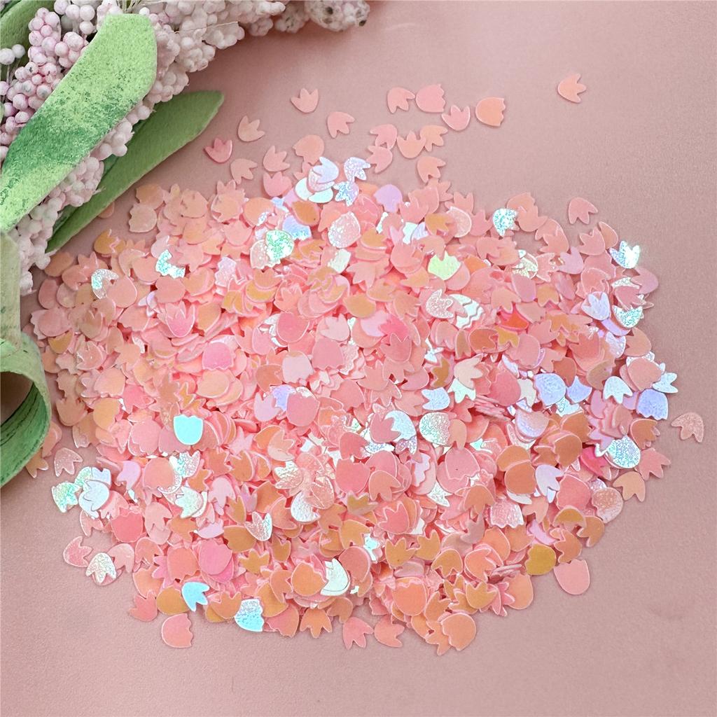 Hanmade Hollow Out Cute PVC Sequins Fashion 1000Pcs Resin Sequins Little Feet with 3.3*3.2mm DIY Acrylic Decorative Sequins
