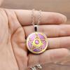 Sailor Moon Time Female Anime Crystal Glass Pendant Necklace