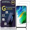 Protective Film - VCOMP - Samsung Galaxy S21 FE 5G - Tempered Glass - Pack of 2 - Scratch-resistant