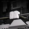 8-контактный адаптер питания GPU PCIe с угловым разъемом 90 градусов, интерфейсы питания, поворотная головка для видеокарты настольного ПК