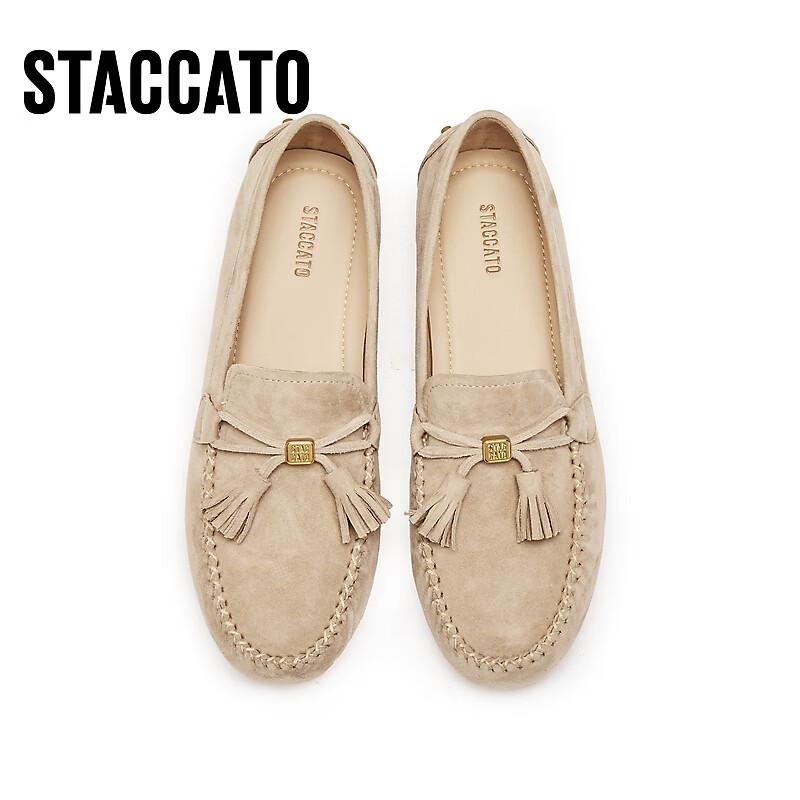 STACCATO 2026 Весна Ретро Плоские Лоферы-слипоны A9125AA6