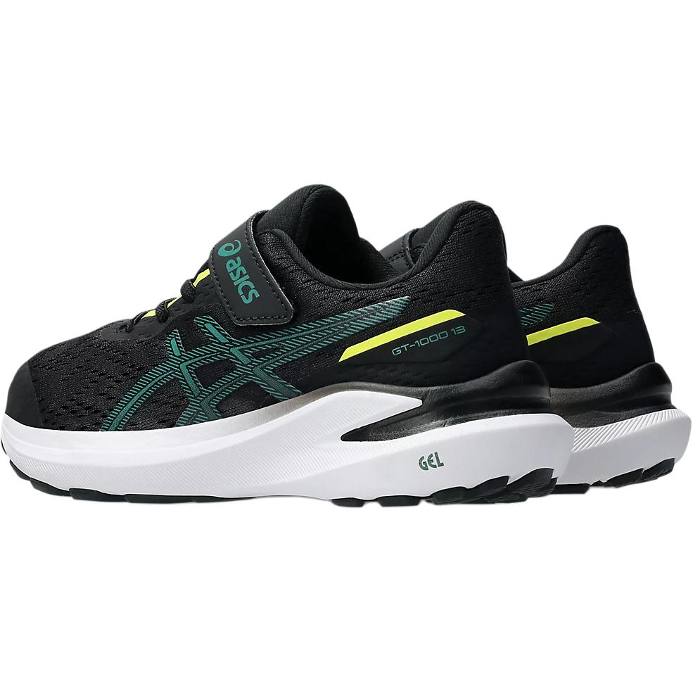 Asics GT-1000 13 Амортизация Стабильность Легкий Влагоотводящий Уличный Фитнес Спорт Беговые Кроссовки Детские Кроссовки Черный 1014A344-008