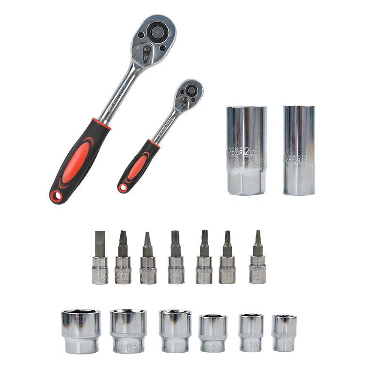 Hand Tool Set, Car Repair Tool Kit Set, Mechanical Tools Box for Home, Socket Wrench Set and Ratchet Screwdriver Kit
