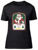 Personalised Naughty Nice or Hungry Christmas Womens T-Shirt Ladies Gift Tee