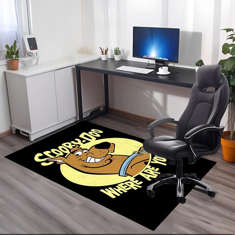 Scooby-Doo Printed Carpetrugfor Office Chair Living Room Bedroom Kitchen Room Decor Gifts