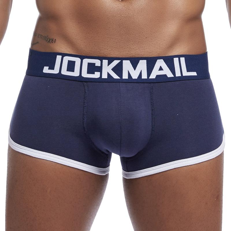 Боксеры JOCKMAIL Съемные набедренные подушечкиМужское нижнее бельеДышащий хлопокЗдоровый клуб спортивный стильТрусы-плавки