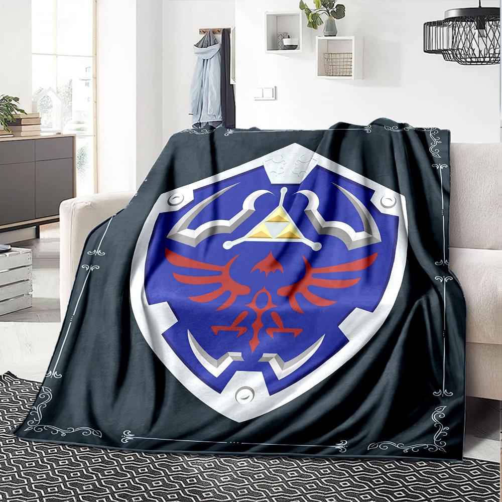 1pc Fantasy Landscape Adventure flannel Blanket for Super Soft Cute Comfort Blanket for Travel Bedding Couch Sofa Blanket Y82555