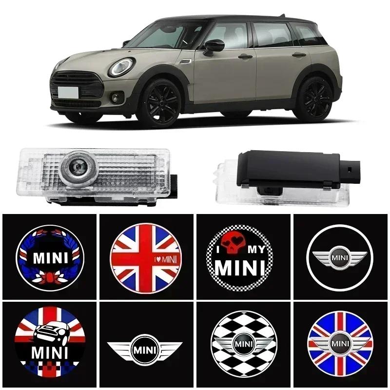 2pcs LED Car Door Welcome Light Decor Logo For BMW Mini Cooper R50 R53 R55 R56 R58 R59 R60 F55 F56 F60 Courtesy Projector Lamp g6