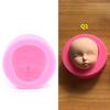 1Pc Silicone Baby Face Mold Head For Fondant Chocolate Soap Handmade Soap