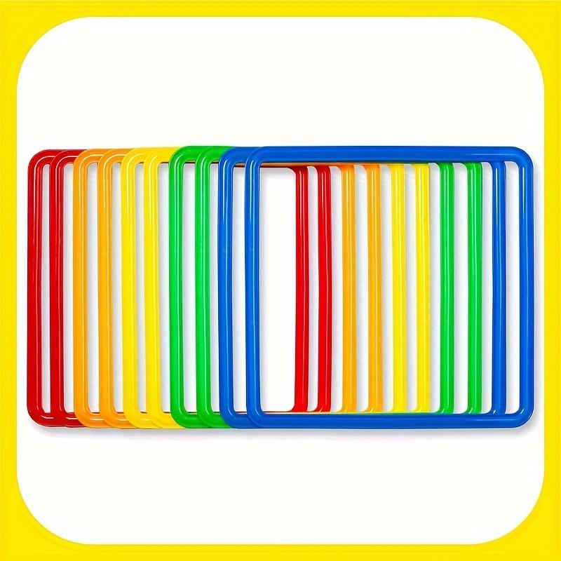 Игровой набор из 20 игрушек для сенсорных игр из прочного полипропиленового пластика с отскоками - многопользовательский отдых на свежем воздухе для улучшения быстрой реакции и ловкости, деятельность на заднем дворе