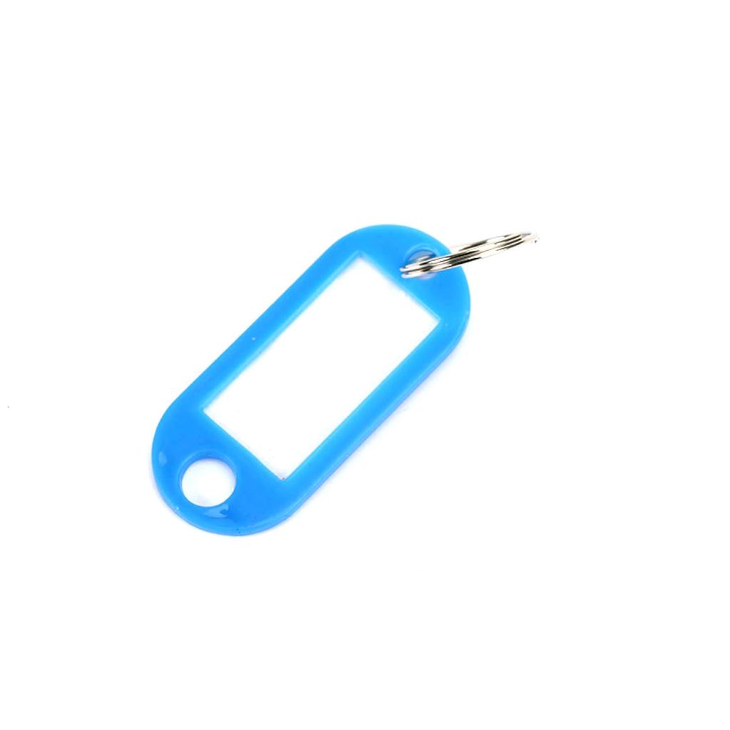 Colorful Plastic Key Tags for Handwritten Labels and Luggage, Small Gift Keychains