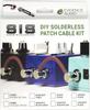 Комплект патч-кабелей Evidence Audio SIS Plug 8 и 5 футов Monorail – Графитовый черный
