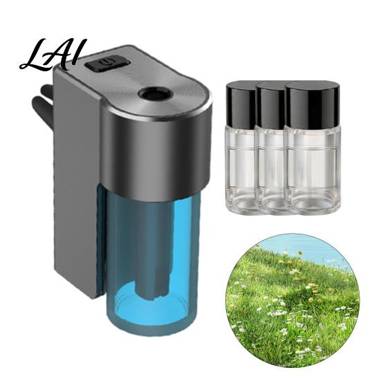 Decorative Car Scent Device Smart Air Freshener Sprayer Automatic Aroma Diffuser for Vehicle AC Vent Accessories Gift USB Rechargeable Essential Oil