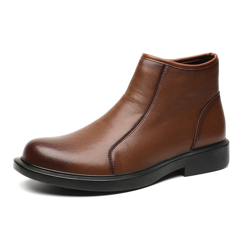 Martin boots men's middle gang spring and autumn 2025 new Chelsea boots British style men's leather boots 7303-R