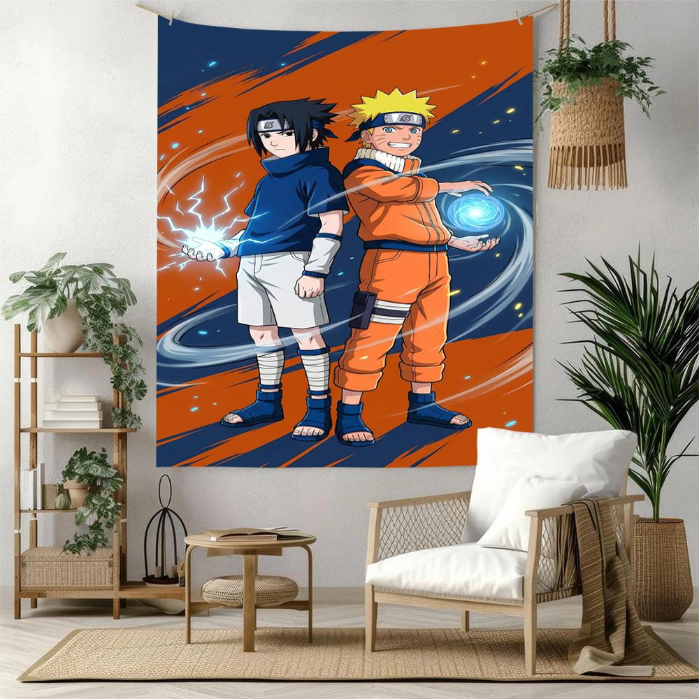 Naruto Handwoven Tapestry Retro Boho Perfect for Balcony Reading Corner Dorm Wall Indoor Vintage Wall Art Ideal Gift for Housewarming