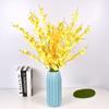Fivebranch Oncidium Artificial Flower Bundle For Hotel And Event Decoration With Durable Silken Material