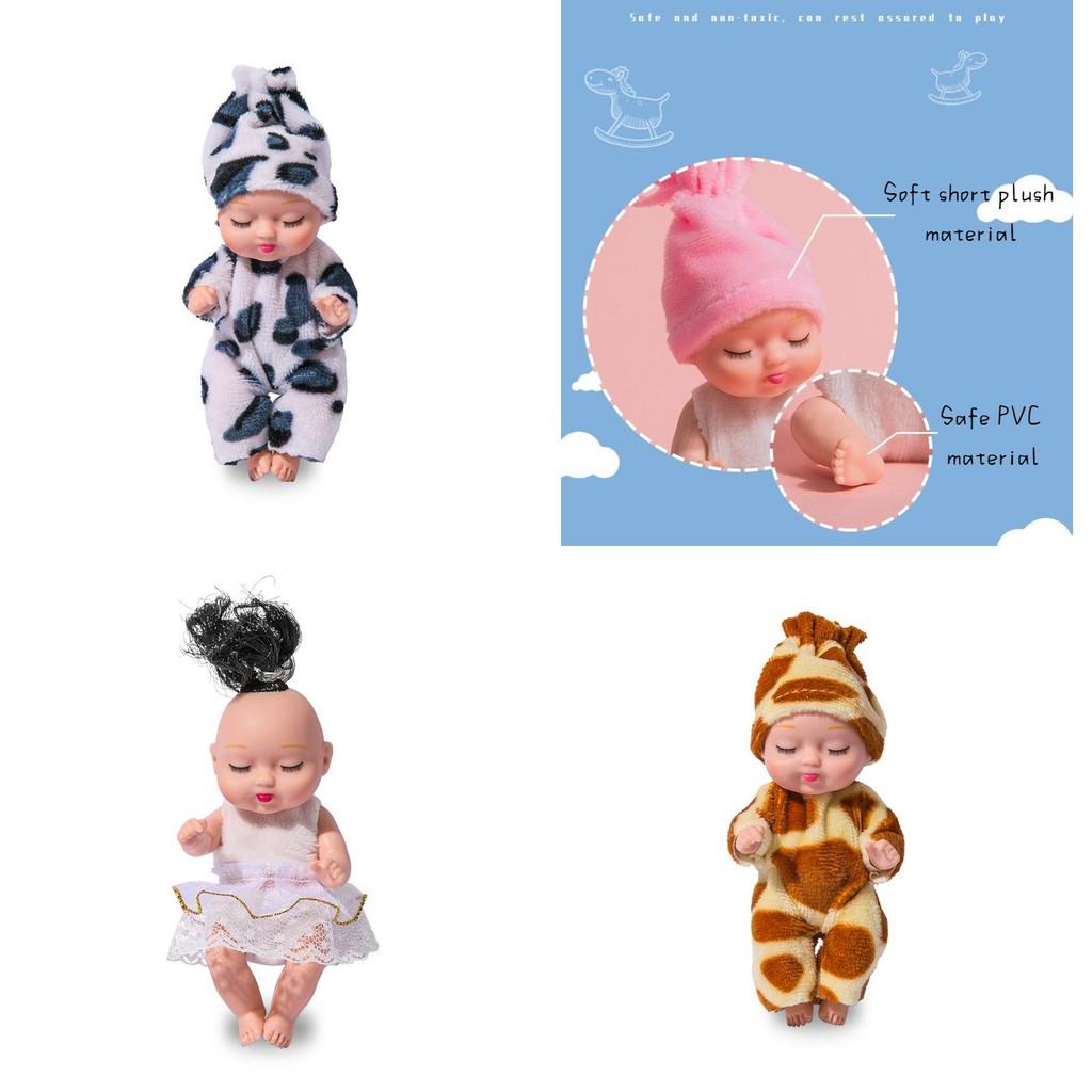 Реборн Спящая Кукла Девочка ПВХ BJD Игрушка с Подвижными Суставами и Мягкой Одеждой